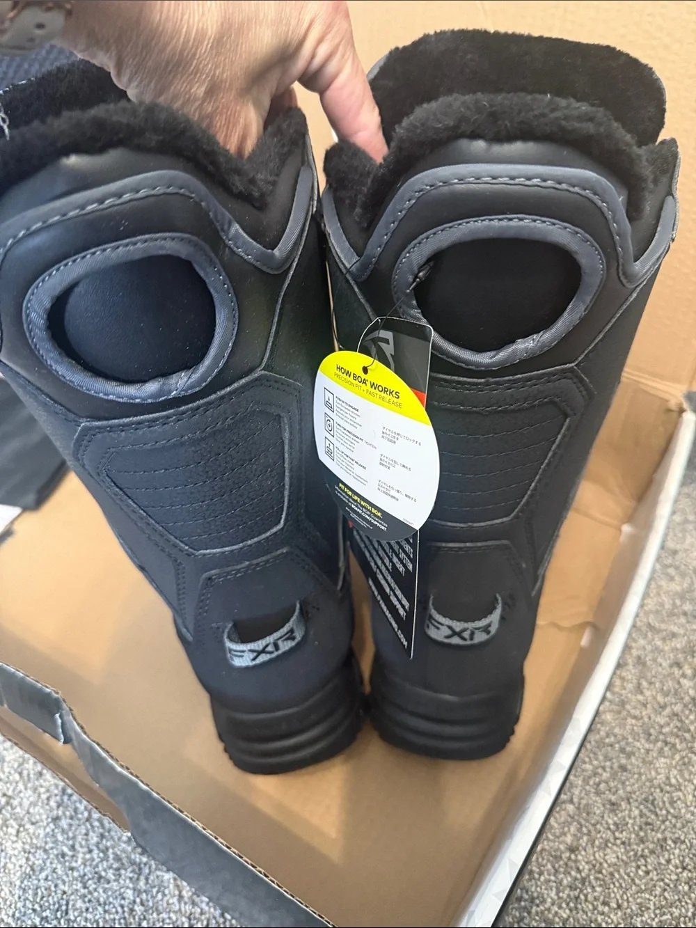 NWT - Helium BOA Men's/ Women’s Black Snow Boots